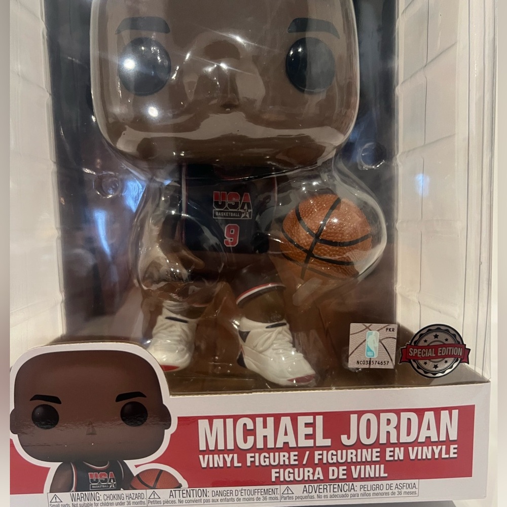 Michael Jordan Funko Pop XL #117 USA Basketball dream team 1992 NIB